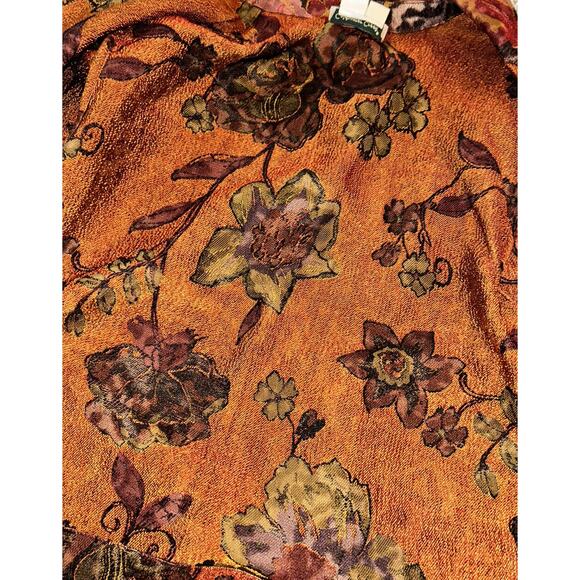 Coldwater Creek Ladies‎ Blazer Fall Colors, Animal print Size Petite Small PS - Picture 9 of 9